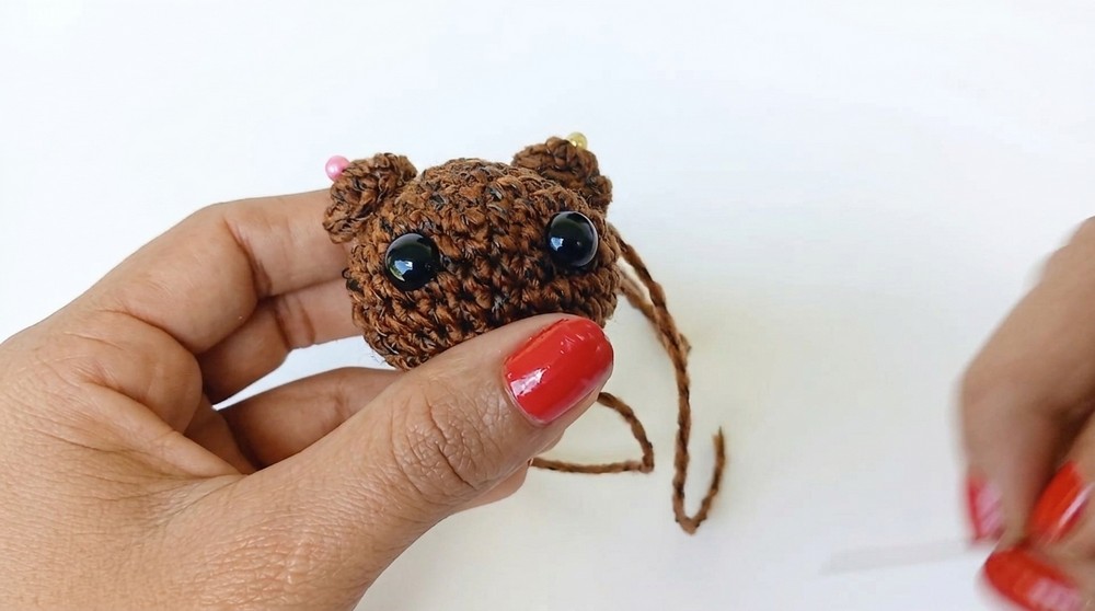 Crochet Teddy Bear Flower Pattern 3