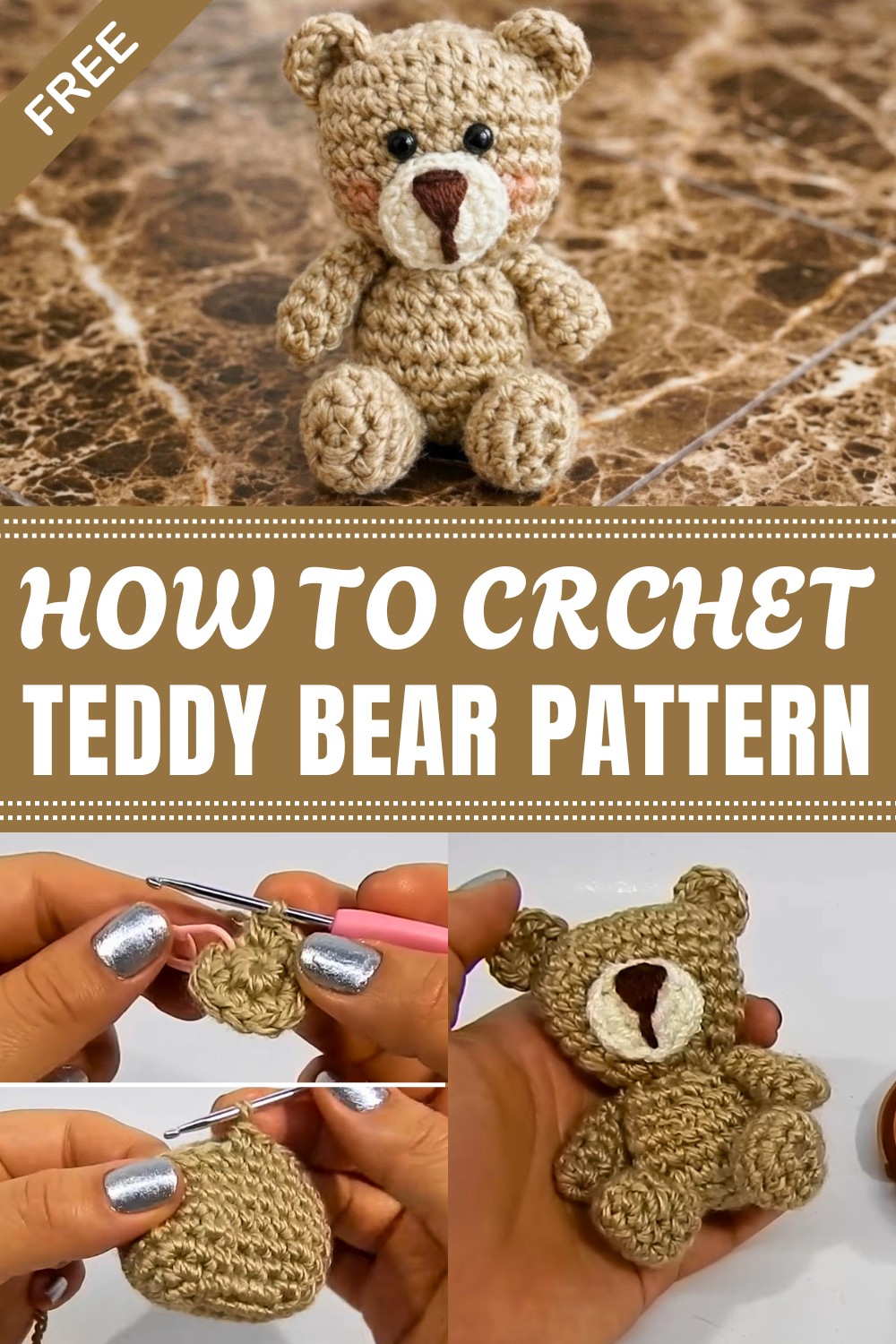 Crochet Teddy Bear Pattern