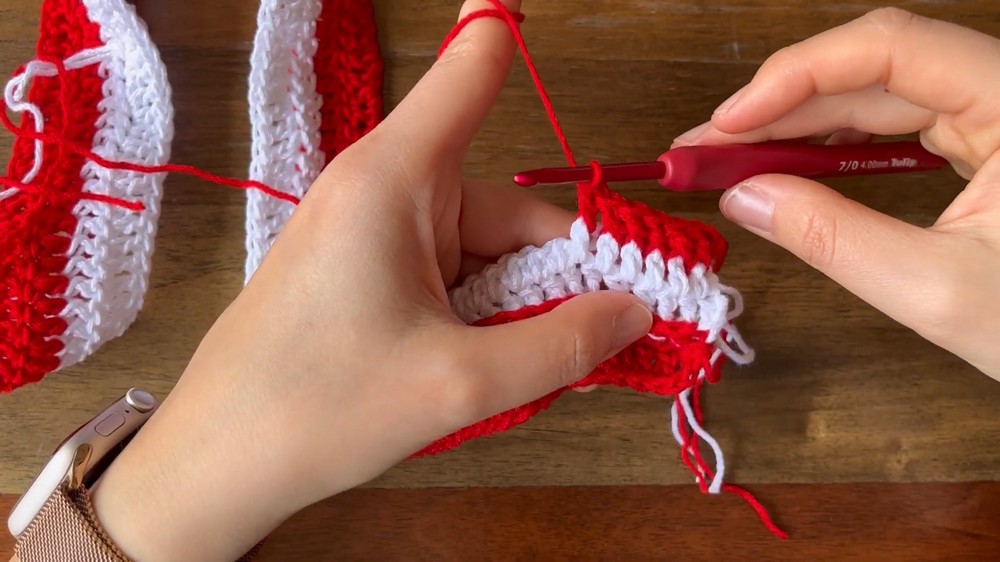Crochet Christmas Gift Bag Pattern 2