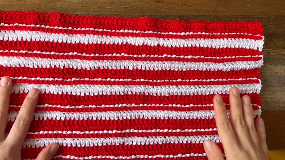 Crochet Christmas Gift Bag Pattern 3