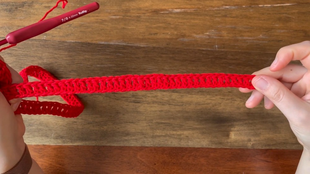Crochet Christmas Gift Bag Pattern 1