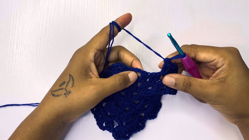 Crochet Mesh Hat Pattern 3
