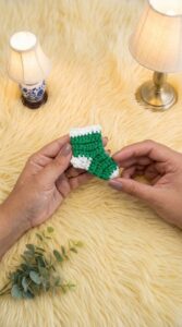 Crochet Mini Christmas Stocking Pattern 5
