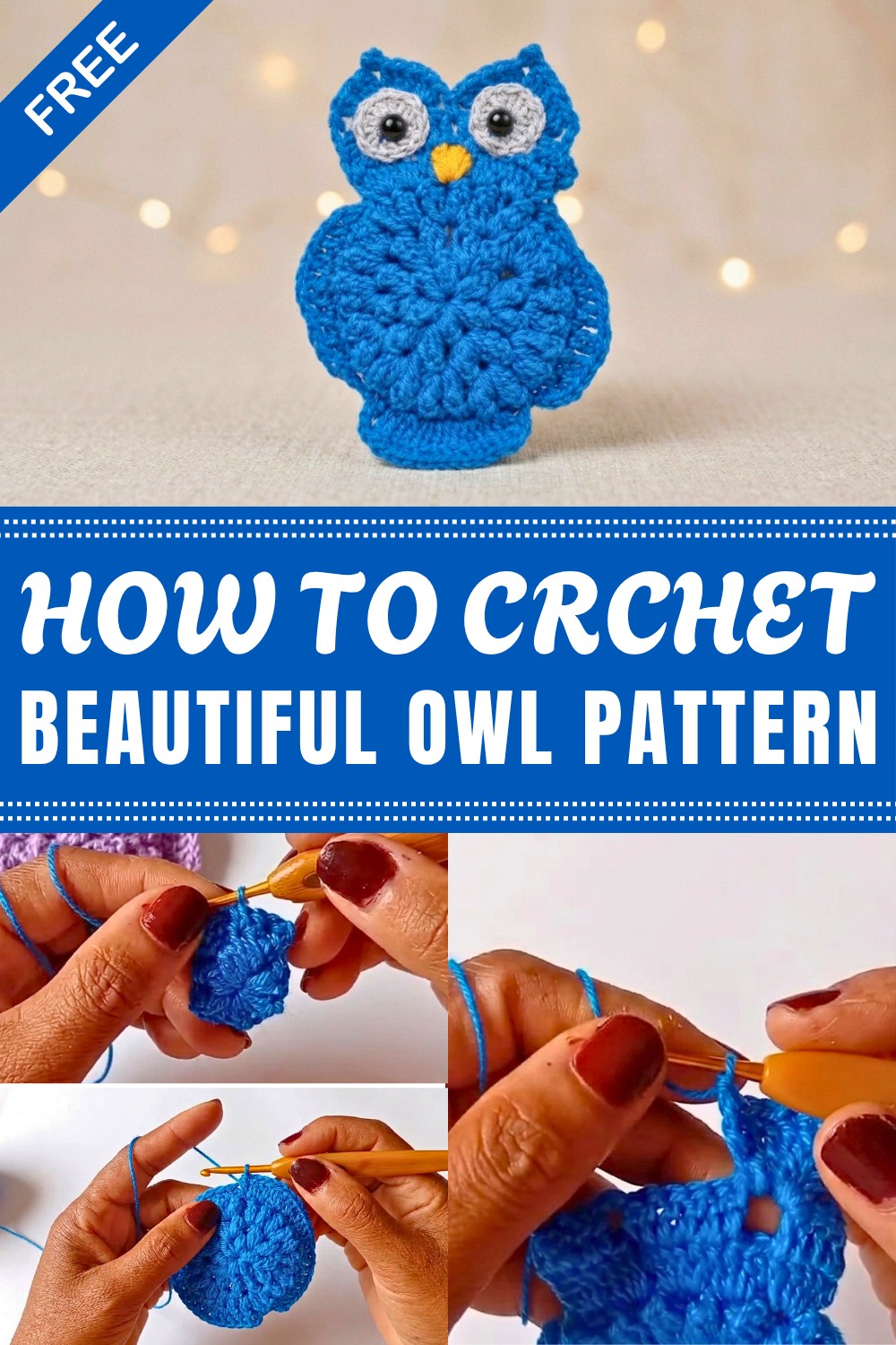 Crochet Beautiful Owl Pattern