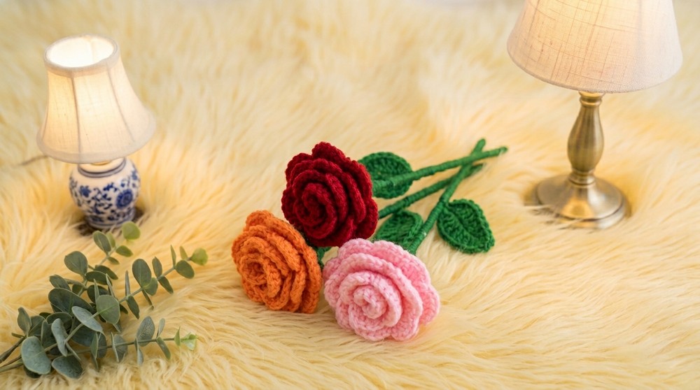 Crochet Beautiful Roses Pattern 4