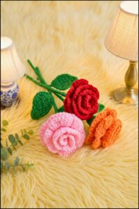 Crochet Beautiful Roses Pattern 5