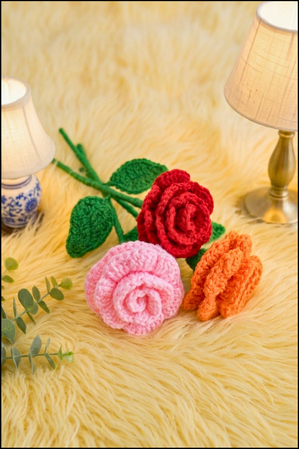 Crochet Beautiful Roses Pattern 5