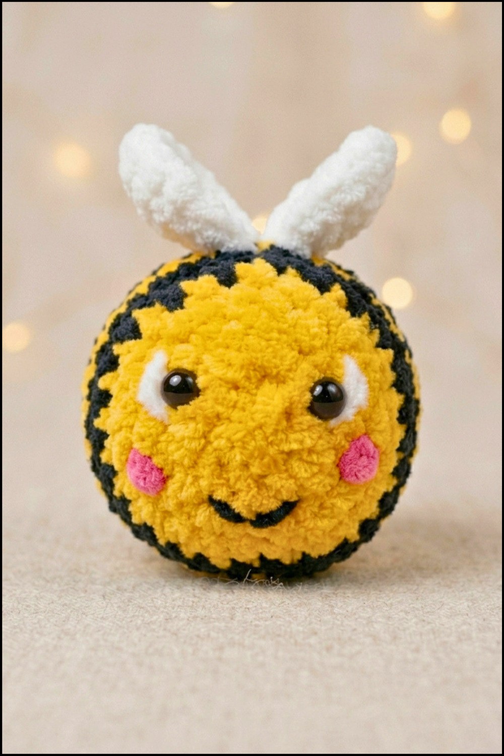 Crochet Bee Amigurumi Pattern 5