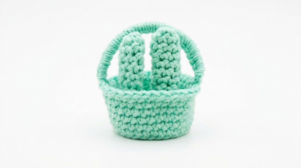 Crochet Bunny Basket Pattern 3
