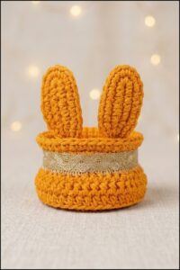 Crochet Bunny Basket Pattern 5