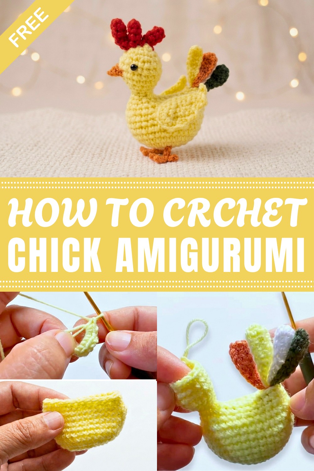 Crochet Chick Amigurumi Pattern