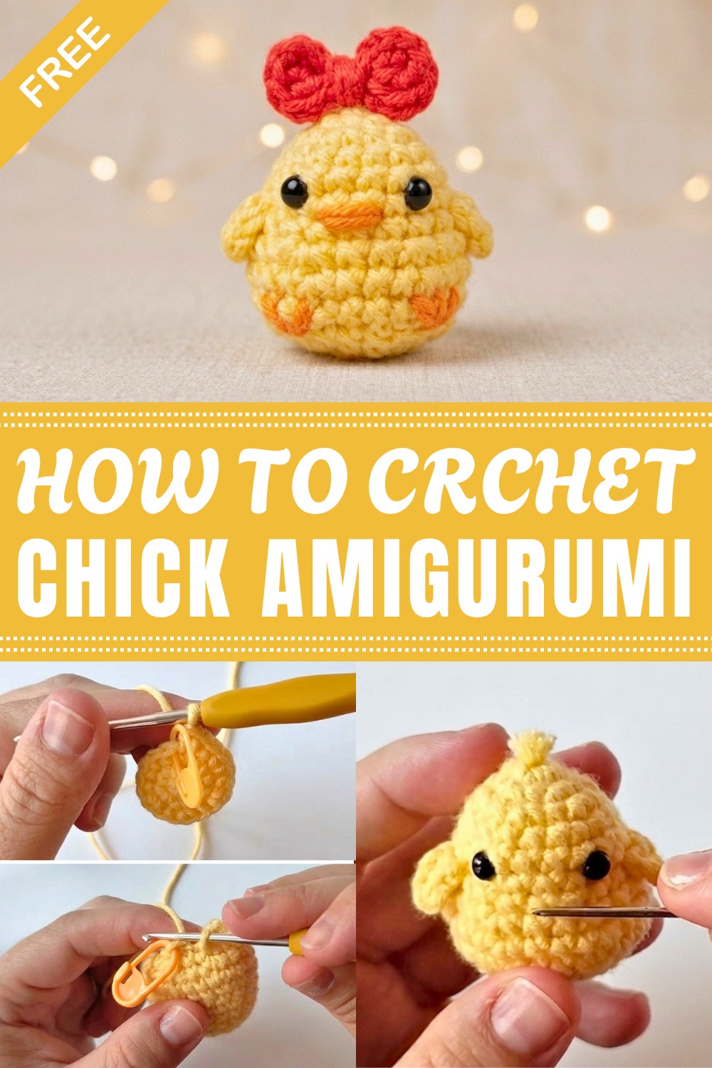 Crochet Chick Amigurumi Pattern