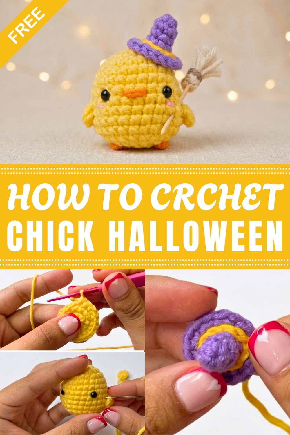 Crochet Chick Halloween Pattern