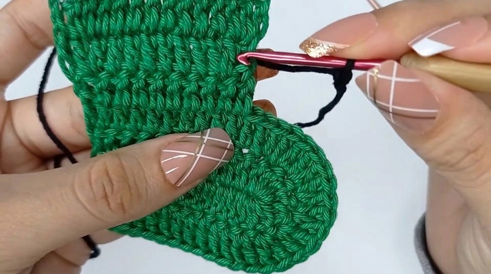 Crochet Christmas Boot Pattern 3