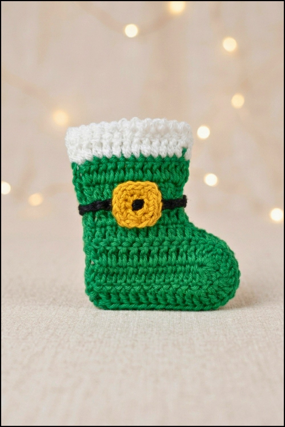 Crochet Christmas Boot Pattern 5