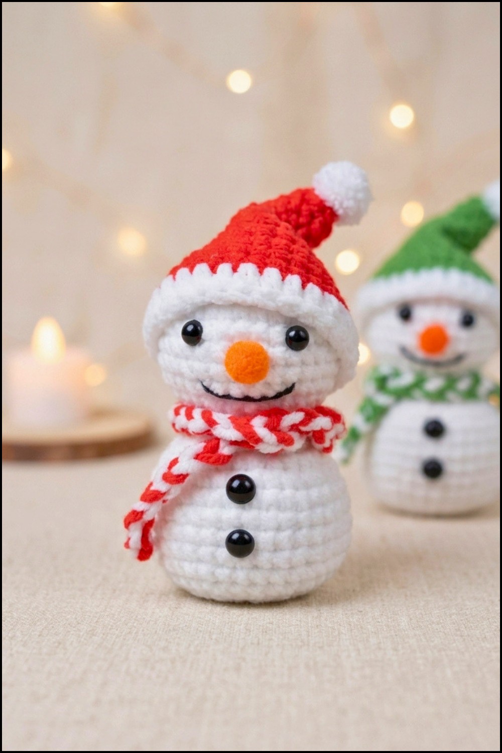 Crochet Christmas Snowman Pattern 5