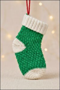 Crochet Christmas Stockings Pattern 5