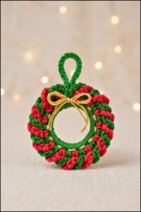 Crochet Christmas Wreath Pattern 5