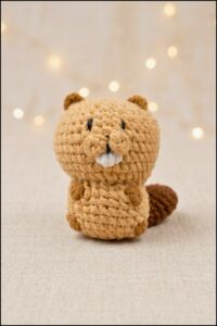 Crochet Chubby Beaver Patern 5