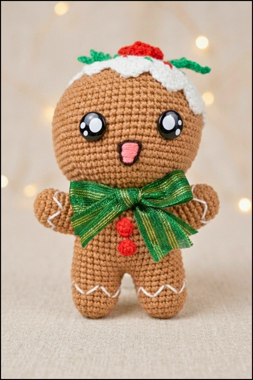 Crochet Gingerbread Man Pattern 5