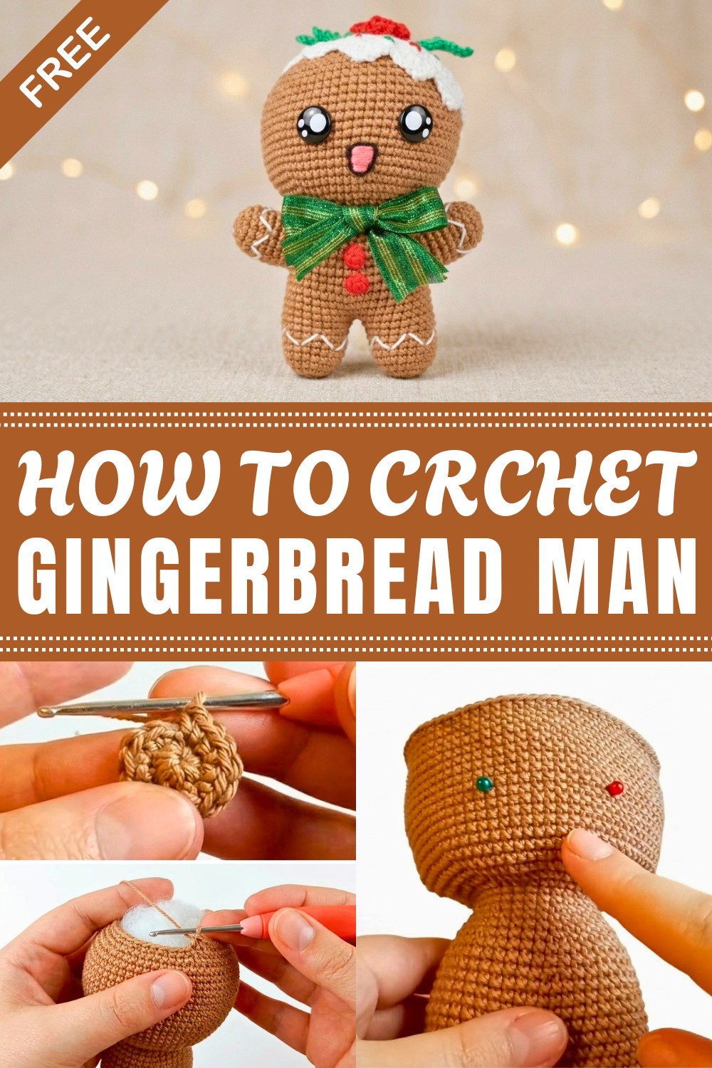 Crochet Gingerbread Man Pattern