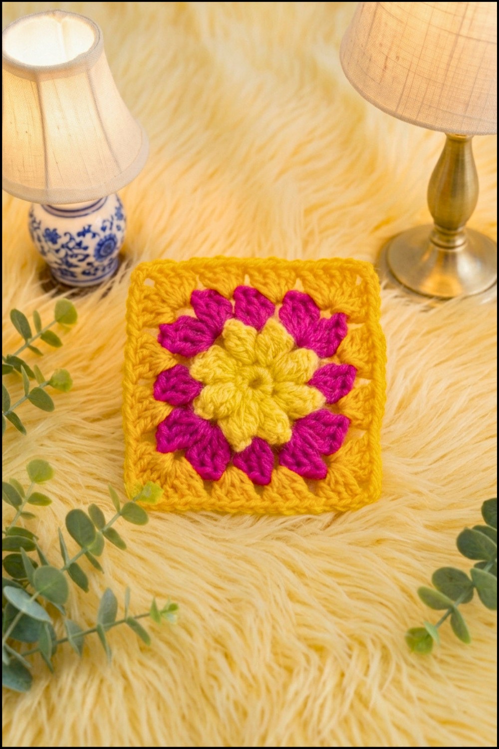Crochet Granny Square Pattern 5