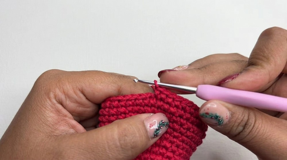 Crochet Grinch Hat Pattern 3