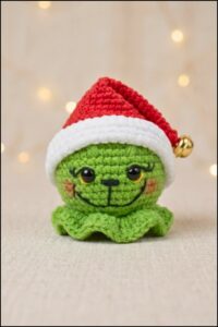Crochet Grinch Hat Pattern 5