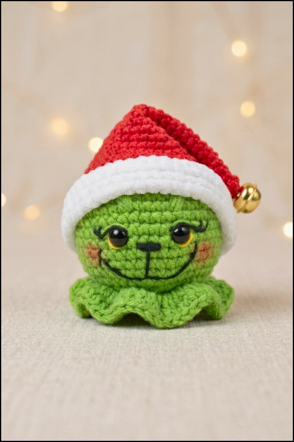 Crochet Grinch Hat Pattern 5