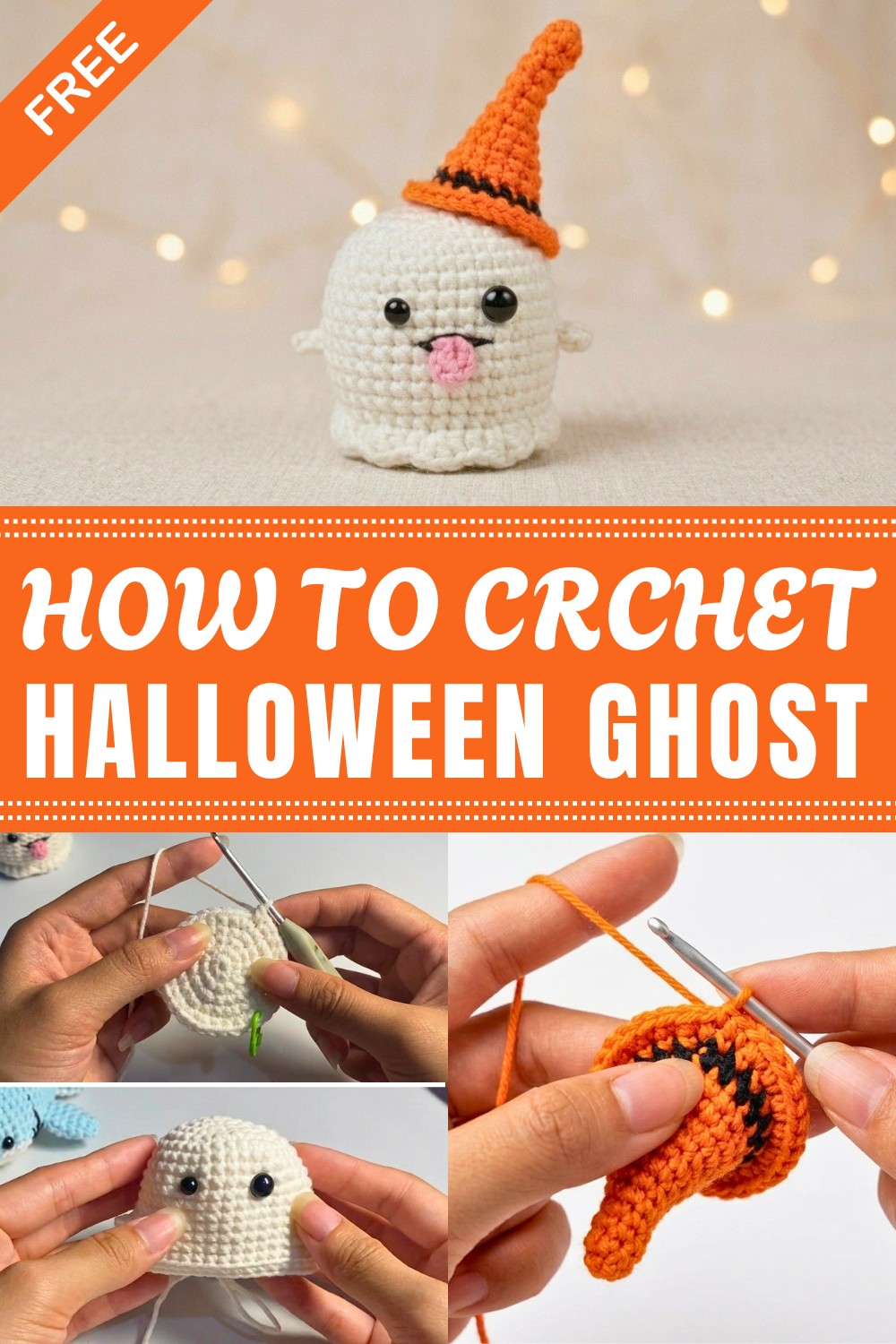 Crochet Halloween Ghost Pattern