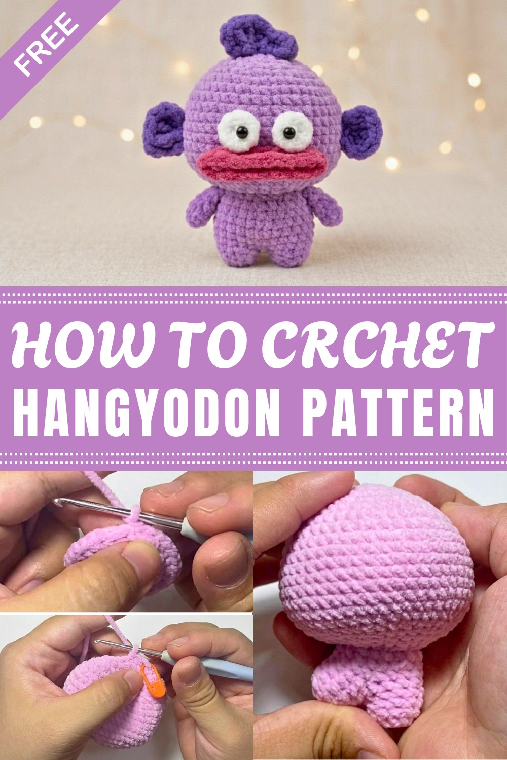 Crochet Hangyodon Pattern