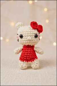 Crochet Hello Kitty Pattern 5