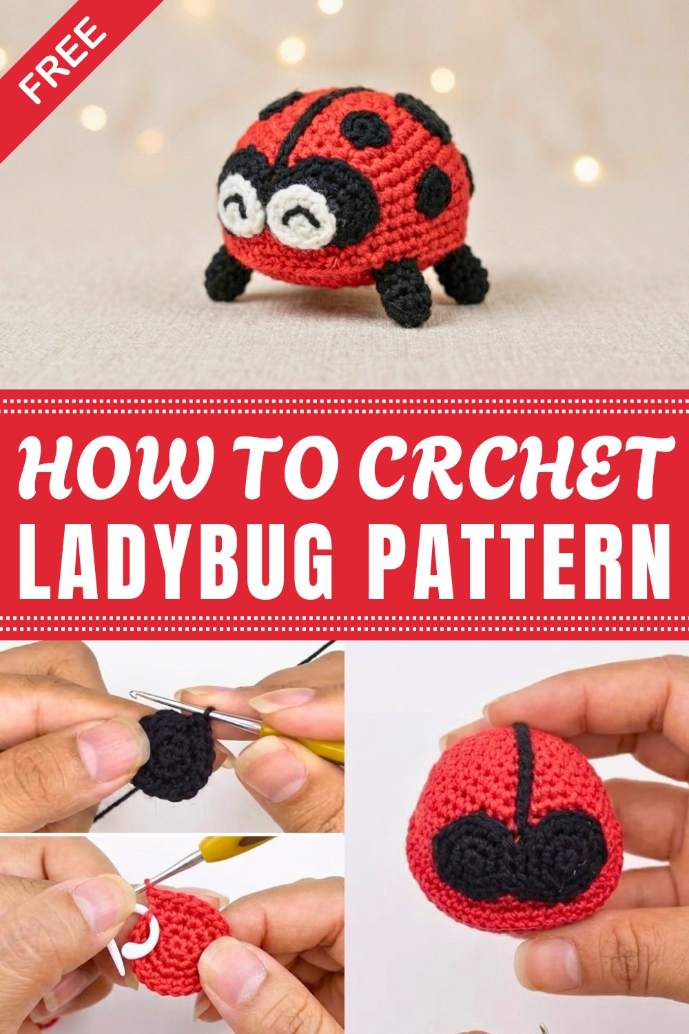 Crochet Ladybug Pattern