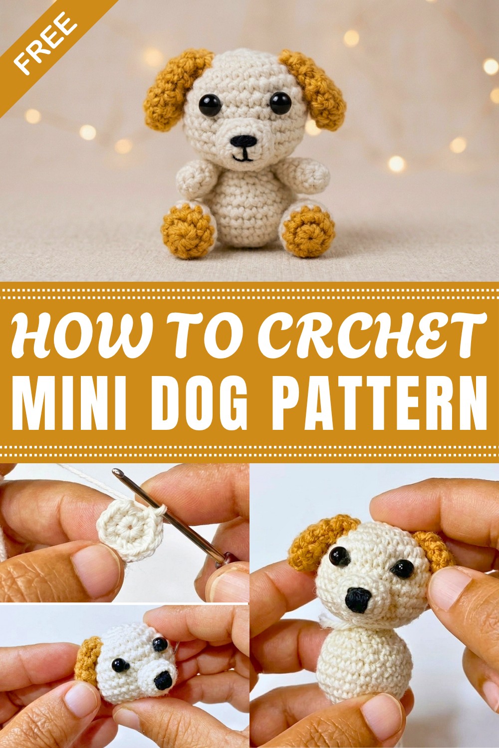 Crochet Mini Dog Pattern