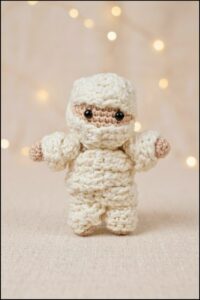 Crochet Mummy Amigurumi Pattern 5