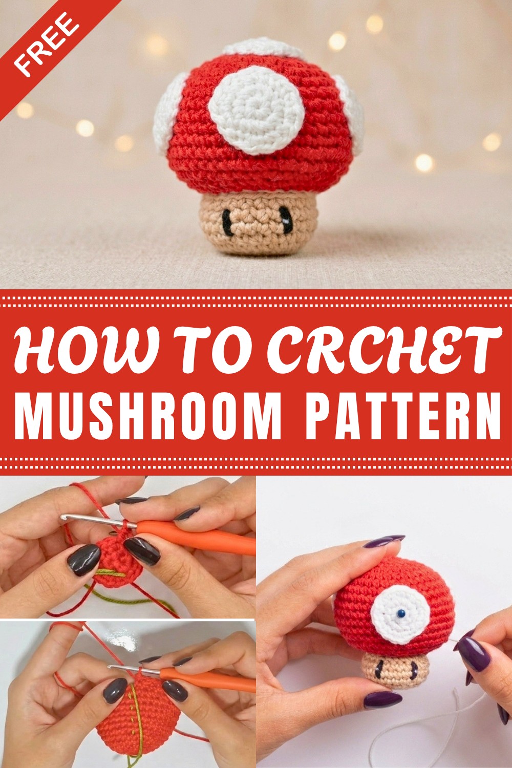 Crochet Mushroom Pattern