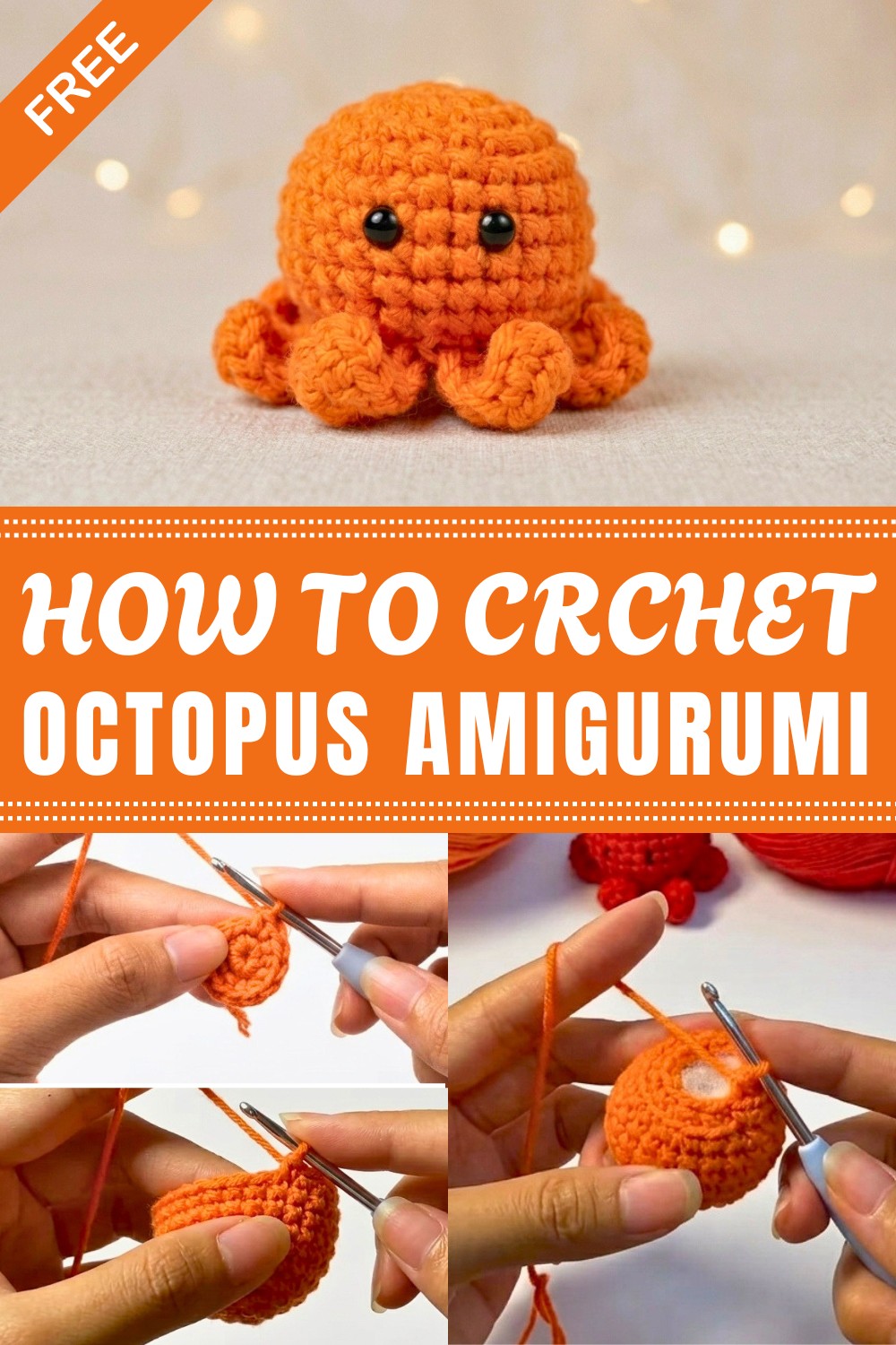 Crochet Octopus Amigurumi Pattern