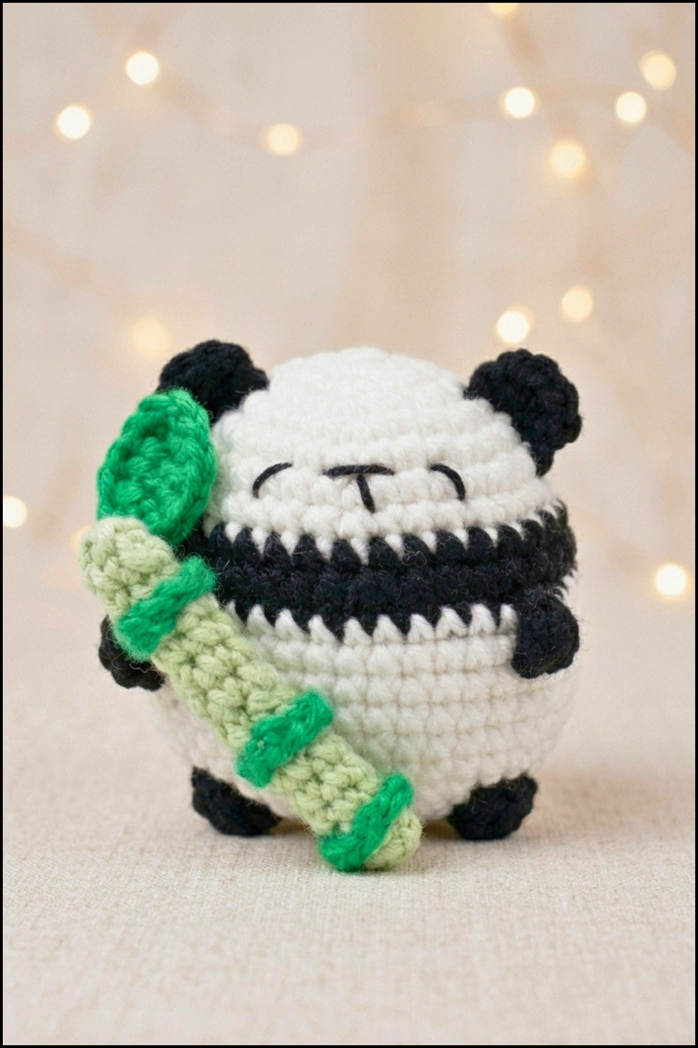 Crochet Panda With Bamboo Pattern 5