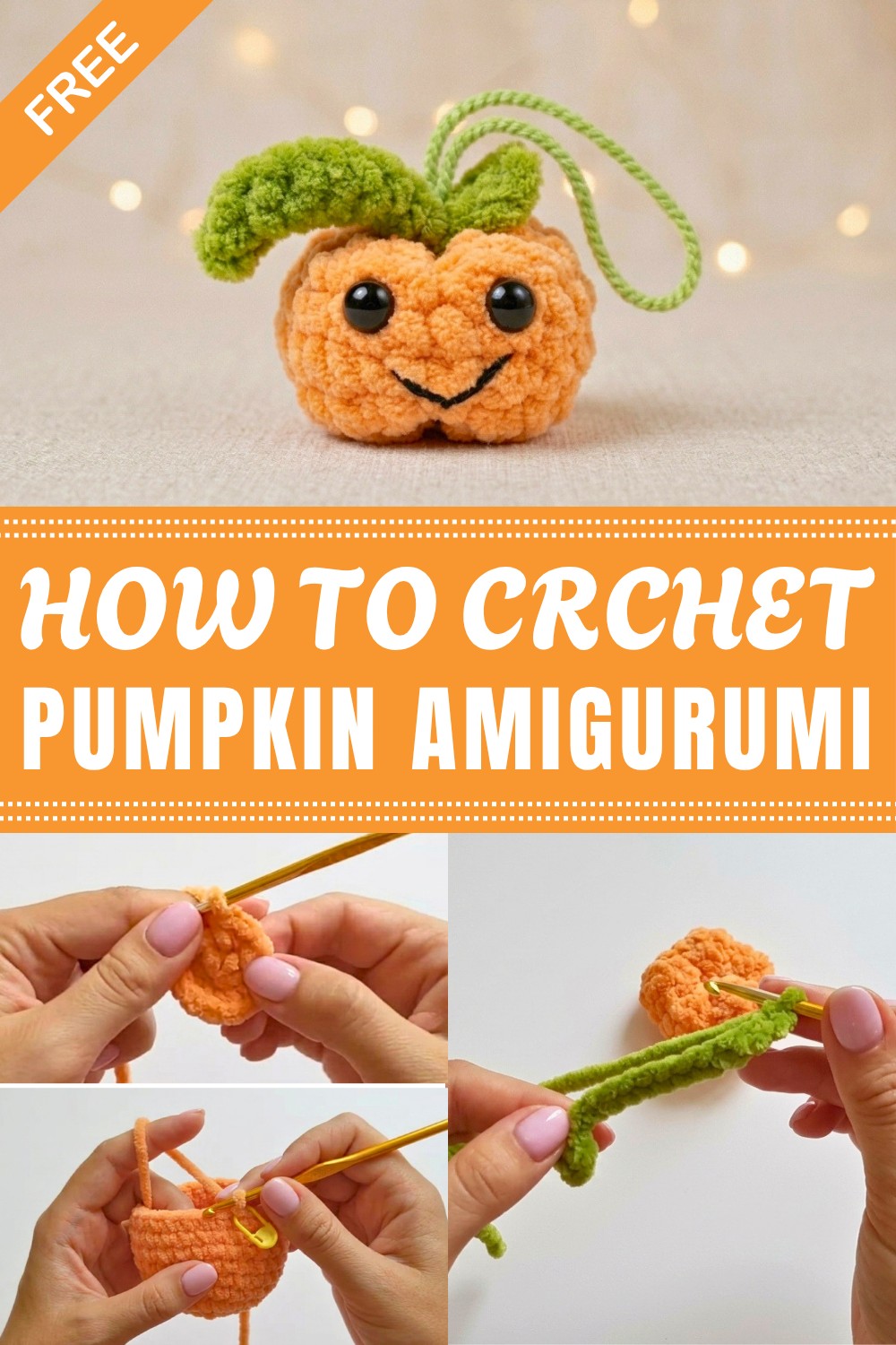 Crochet Pumpkin Amigurumi Pattern