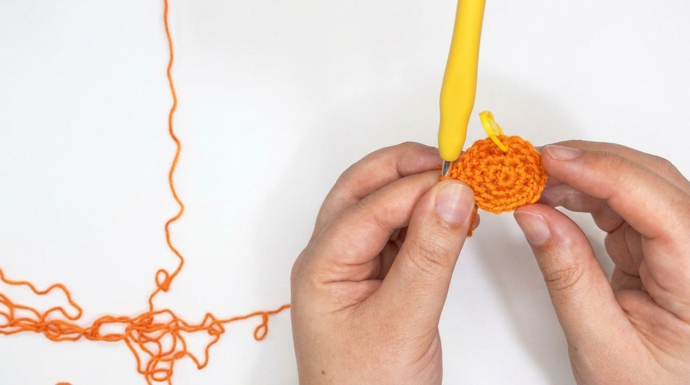 Crochet Pumpkin Shaped Hat Pattern 1
