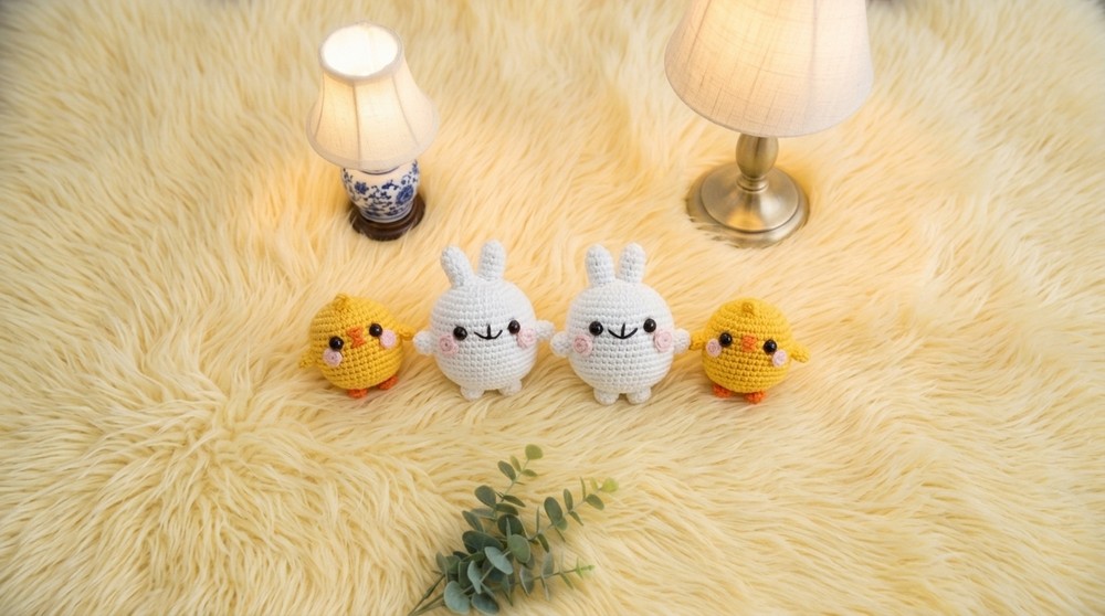 Crochet Rabbit And Chick Amigurumi Pattern 4
