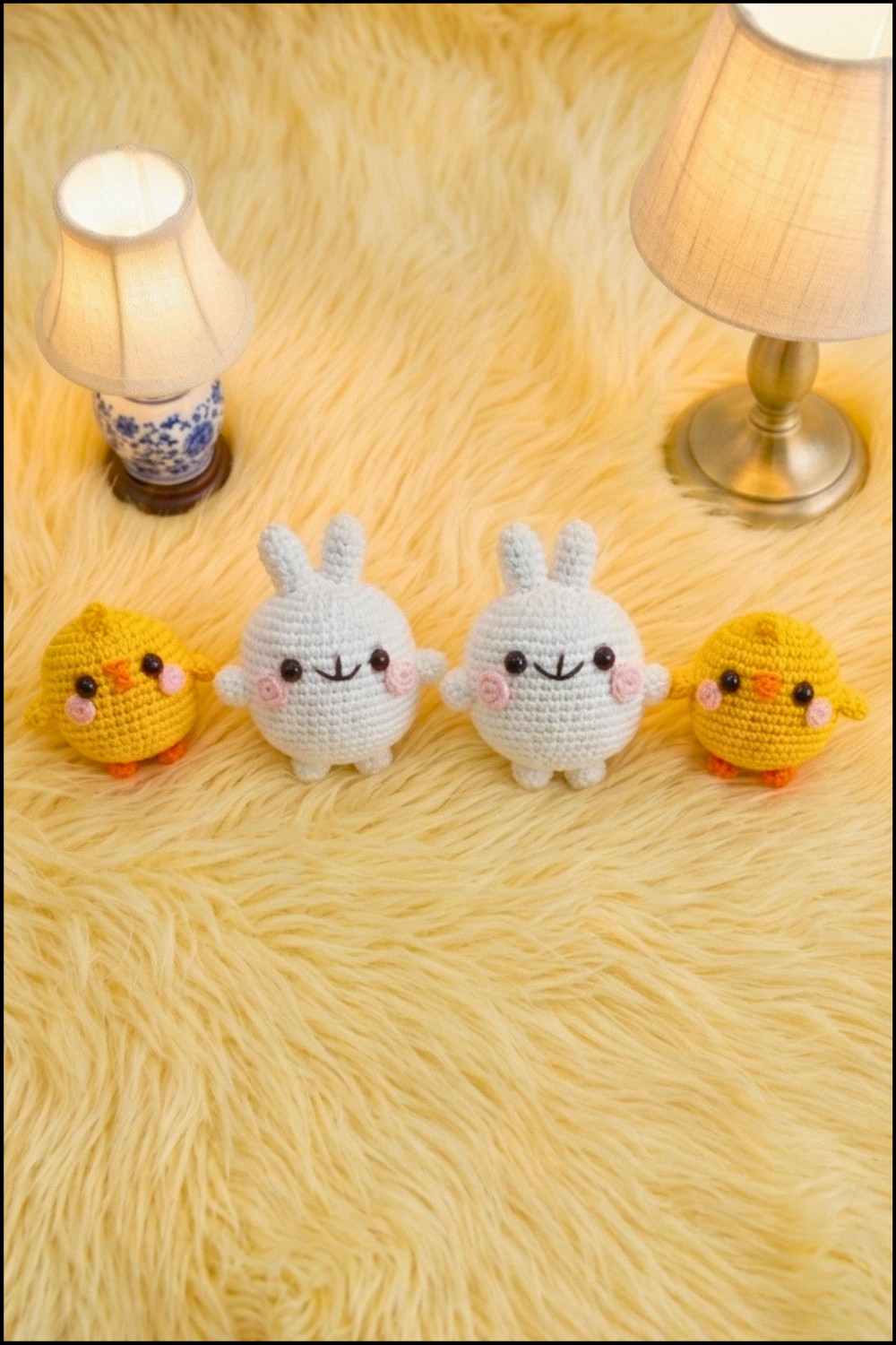 Crochet Rabbit and Chick Amigurumi Pattern 5Crochet Rabbit and Chick Amigurumi Pattern 5