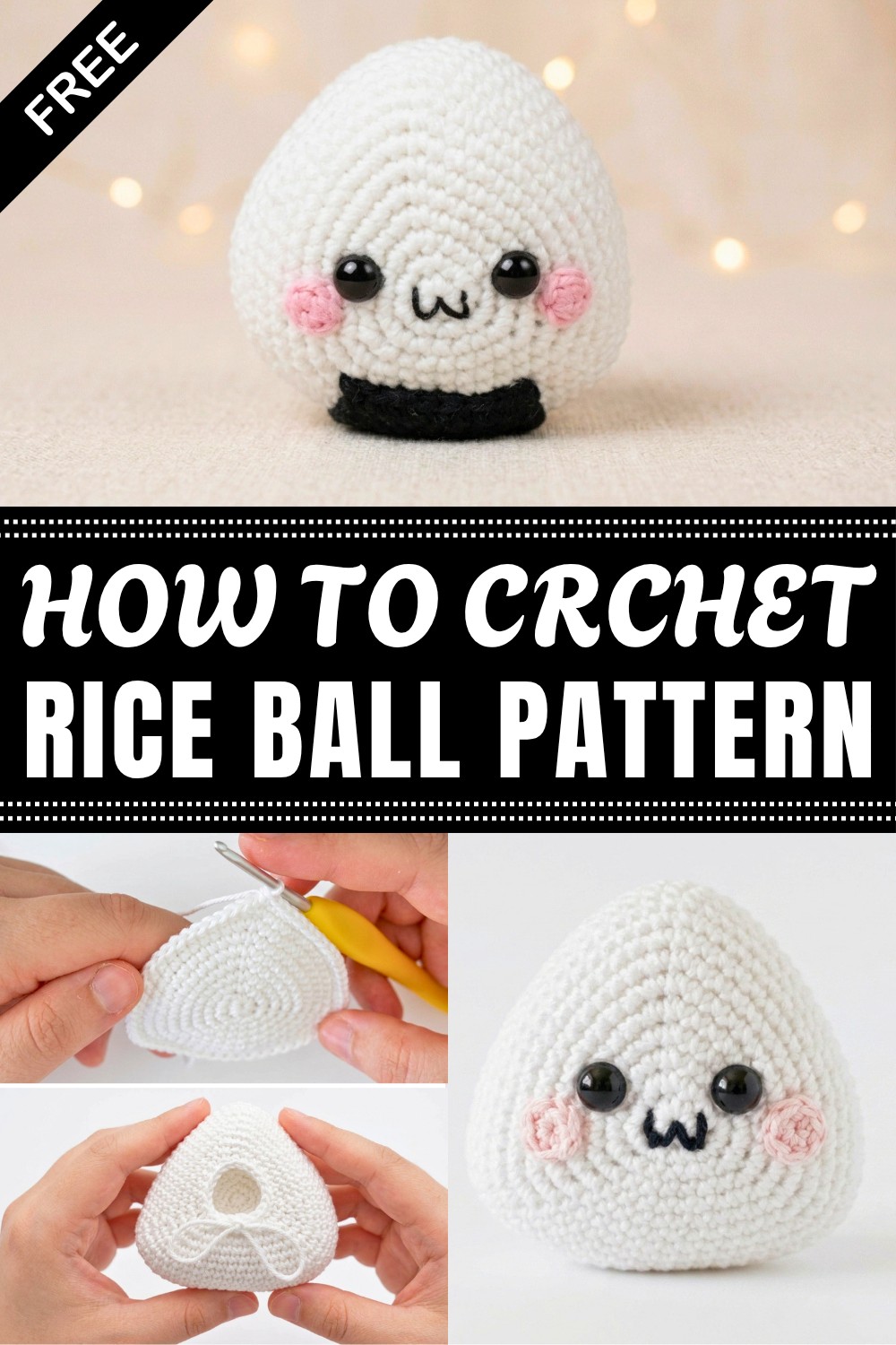 Crochet Rice Ball Pattern