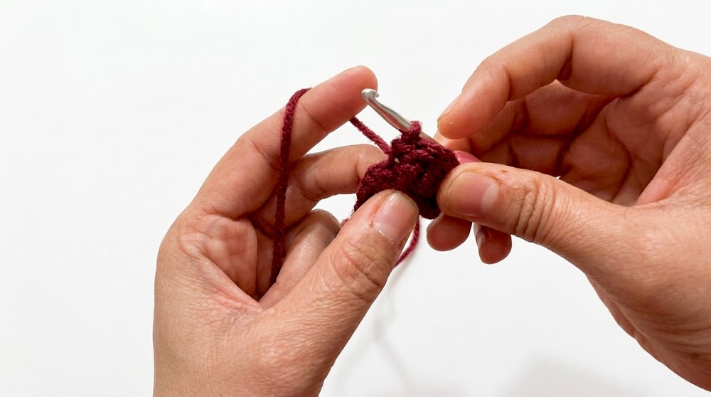Crochet Rose Bookmark Pattern 1