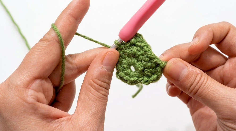 Crochet Rose Bookmark Pattern 3