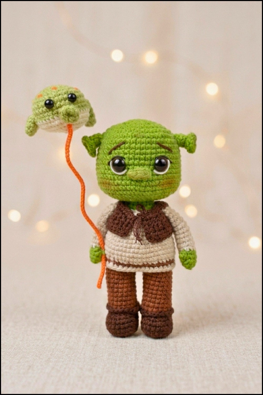 Crochet Shrek With Frog Balloon Pattern 5