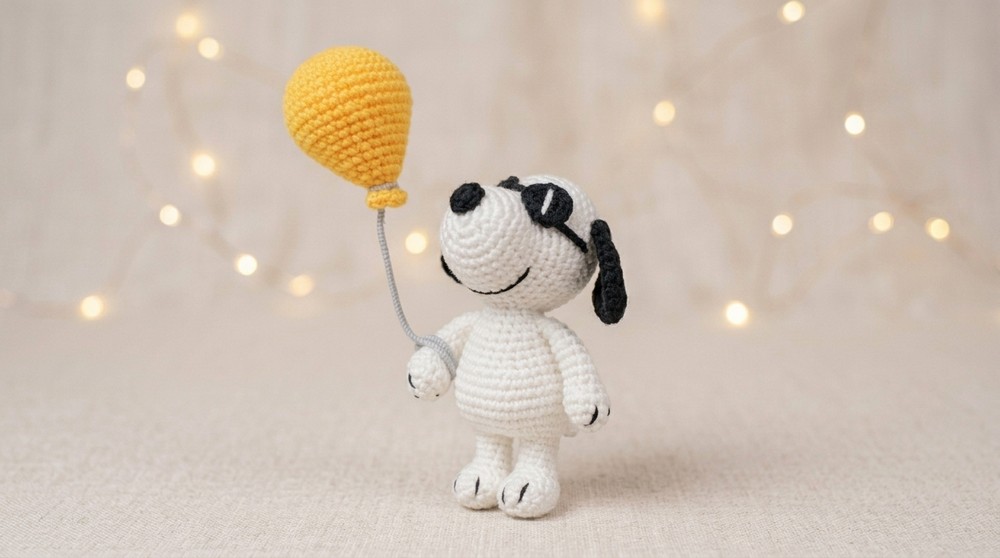 Crochet Snoopy Dog Balloon Pattern 4