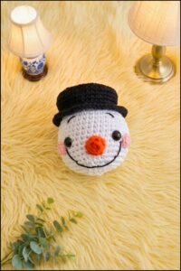 Crochet Snowman Amigurumi Pattern 5