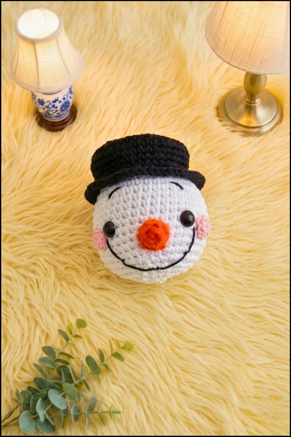 Crochet Snowman Amigurumi Pattern 5