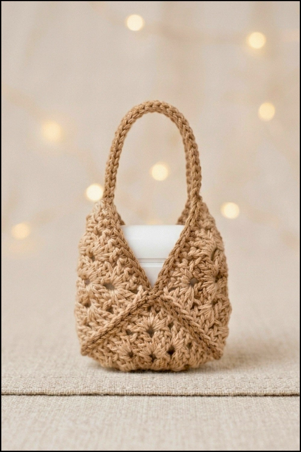 Crochet Square AirPods Bag Pattern 5